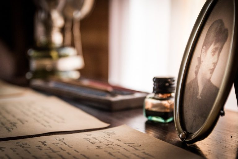 photo on desk